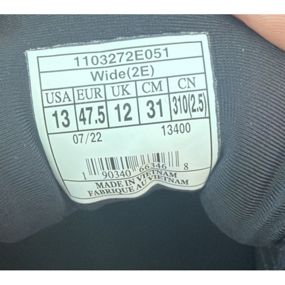 Brooks Beast 20 Shoes Mens 13 Wide Black Athletic Running Walking Sneaker used - Picture 9 of 9